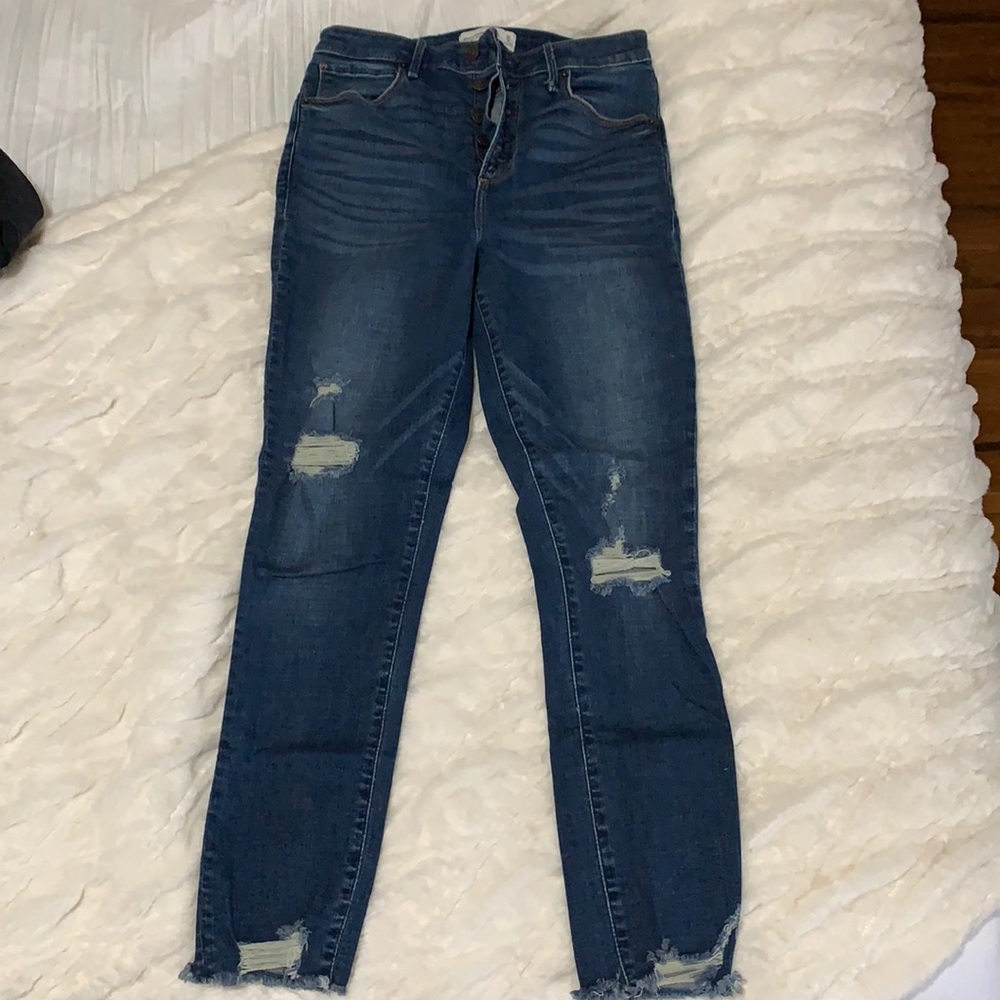 Abercrombie High Rise Super Skinny Jeans
